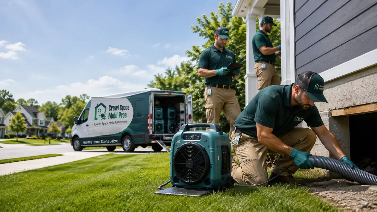 Crawl Space Mold Removal in Crossville, IL